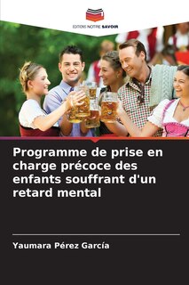 Front cover_Programme de prise en charge précoce des enfants souffrant d'un retard mental