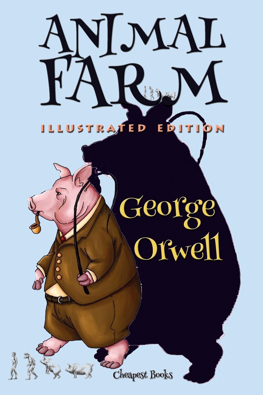 Animal Farm: [illustrated Edition] Book By George Orwell, ('tp