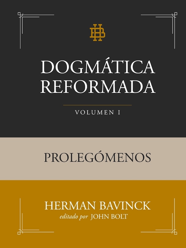 Front cover_Dogmática Reformada Volumen 1
