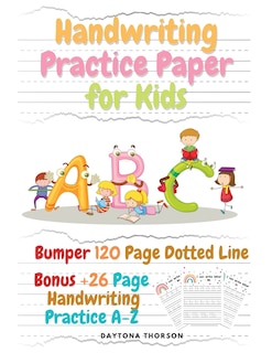 Front cover_Handwriting Practice Paper for Kids