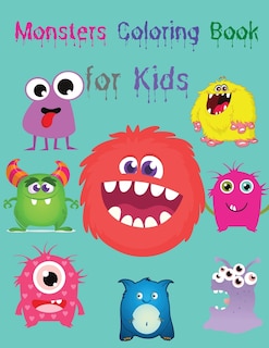 Front cover_Monsters Coloring Book for Kids