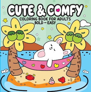 Front cover_Cute & Comfy - Coloring Book for Adults