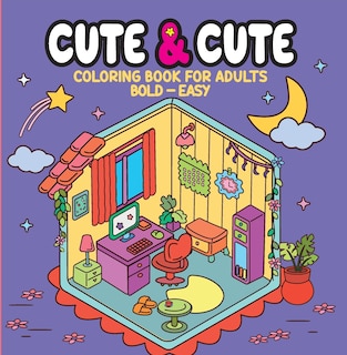 Front cover_Cute & Cute - Coloring Book for Adults