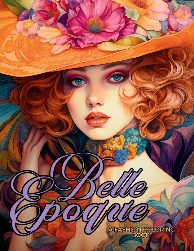 Couverture_Belle Époque - A Golden Age Fashion Coloring Book