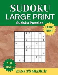 Couverture_Sudoku Puzzles Book Large Print for Adults