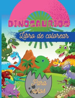Front cover_Dinosaurios Libro de colorear para niños