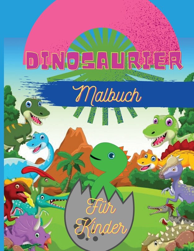 Front cover_Dinosaurier Malbuch für Kinder