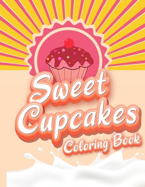Front cover_Sweet Cupcakes Coloring Book