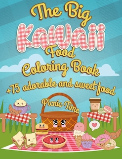Front cover_The Big Kawaii Food Coloring Book