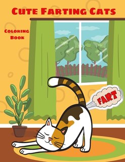 Cute Farting Cats Coloring Book: A Fun Coloring Book For Cat Lovers.