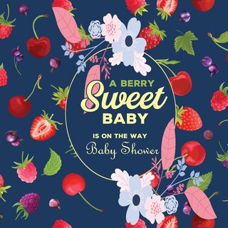 Couverture_A Berry Sweet Baby is On The Way baby shower guest book