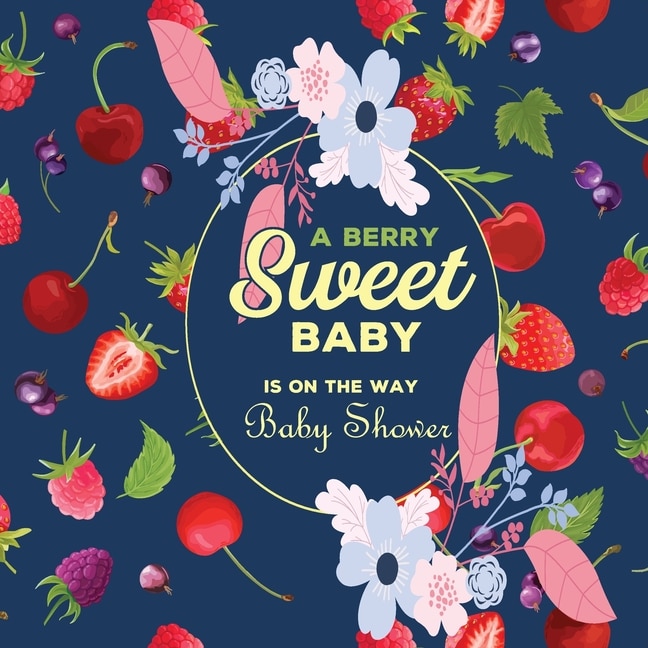 Couverture_A Berry Sweet Baby is On The Way baby shower guest book
