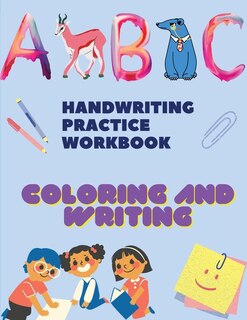 Couverture_Handwriting Practice Workbook, Coloring and tracing Books