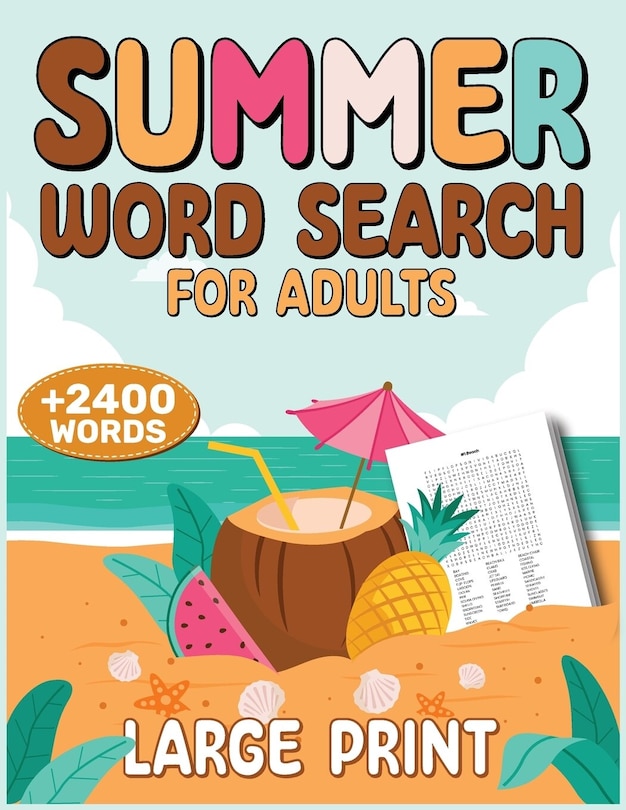 Couverture_Summer Word Search for Adults