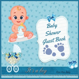 Front cover_It's a Boy! Baby Shower Guest Book