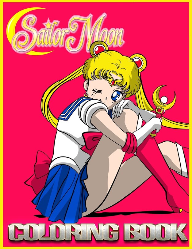 Front cover_Sailor Moon Coloring Book