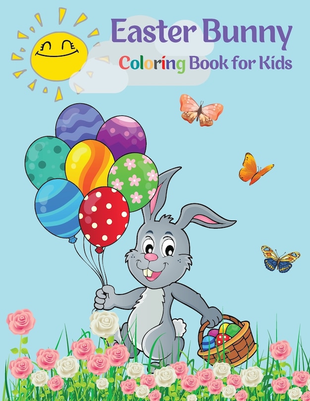 Front cover_Easter Bunny Coloring Book for Kids