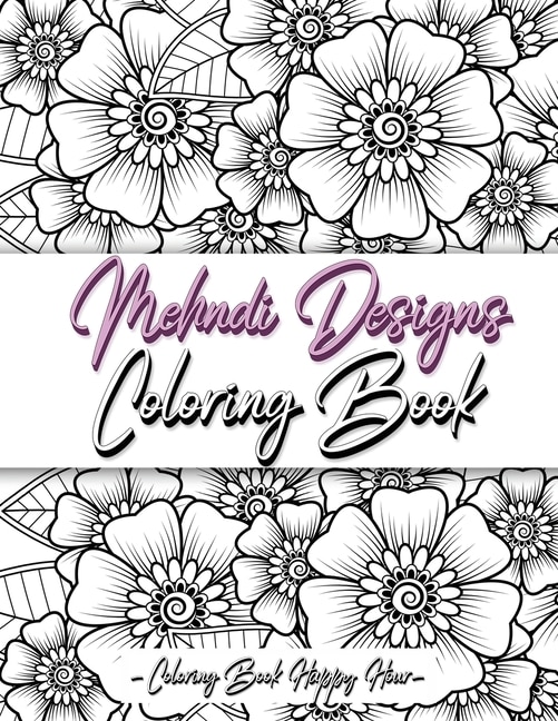Front cover_Mehndi Design Coloring Book