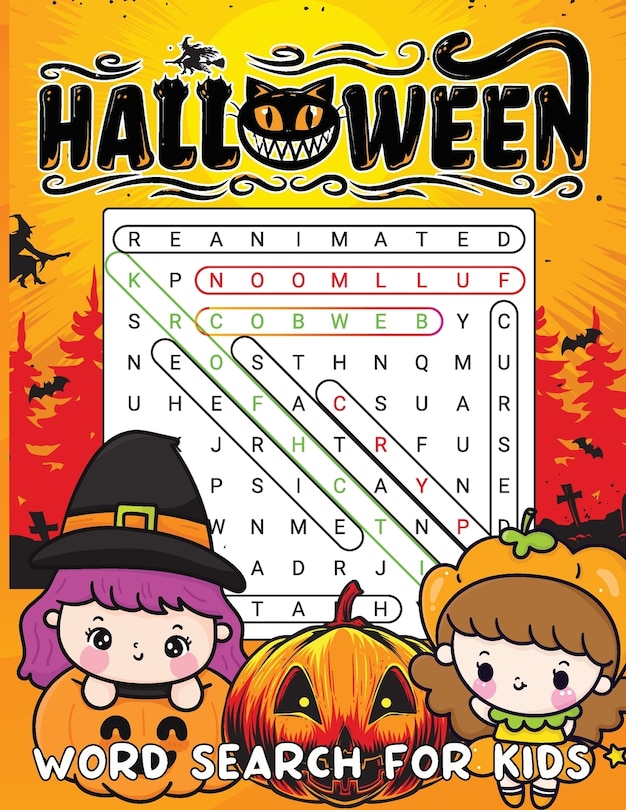 Couverture_Halloween Word Search for Kids