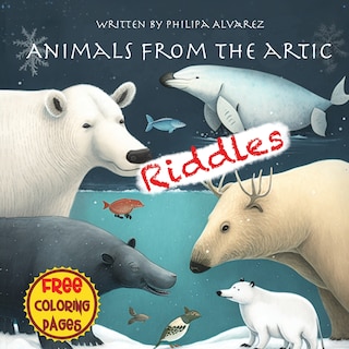 Front cover_Animals from the Artic Riddles and Coloring Pages
