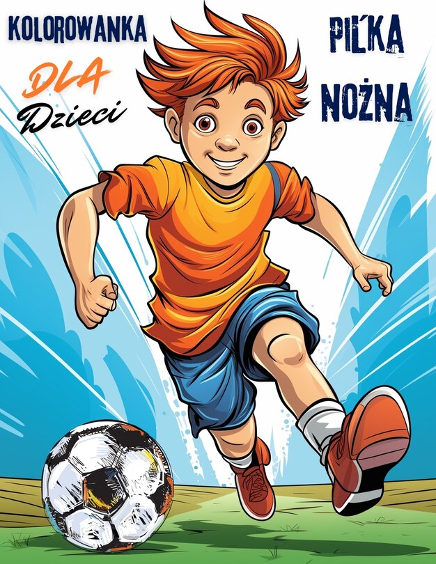 Front cover_Pilka nożna Kolorowanka Dla Dzieci