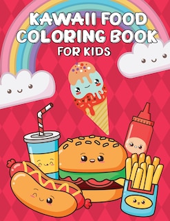 Couverture_Kawaii Food Coloring Book for Kids
