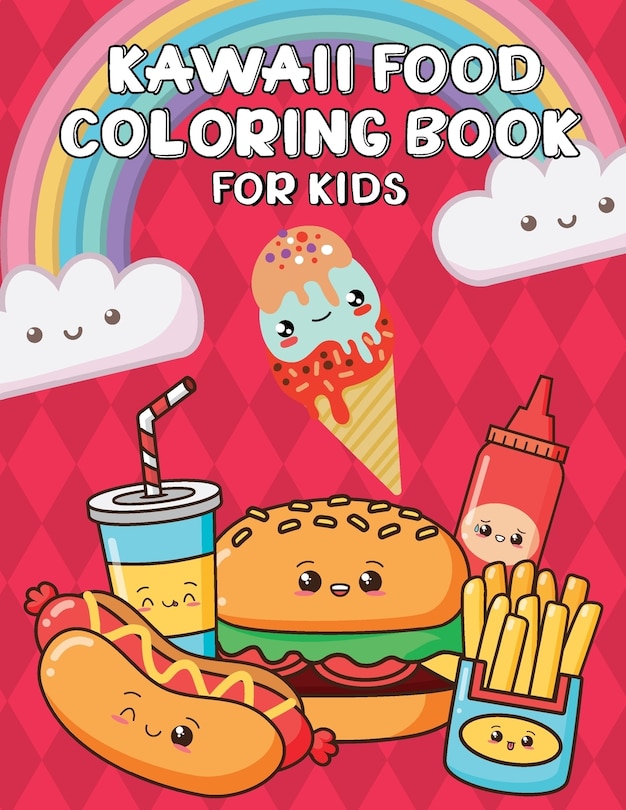 Couverture_Kawaii Food Coloring Book for Kids