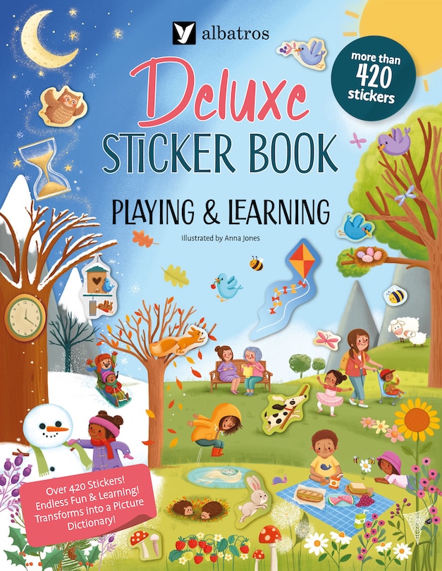 Couverture_Deluxe Sticker Book: Playing and Learning