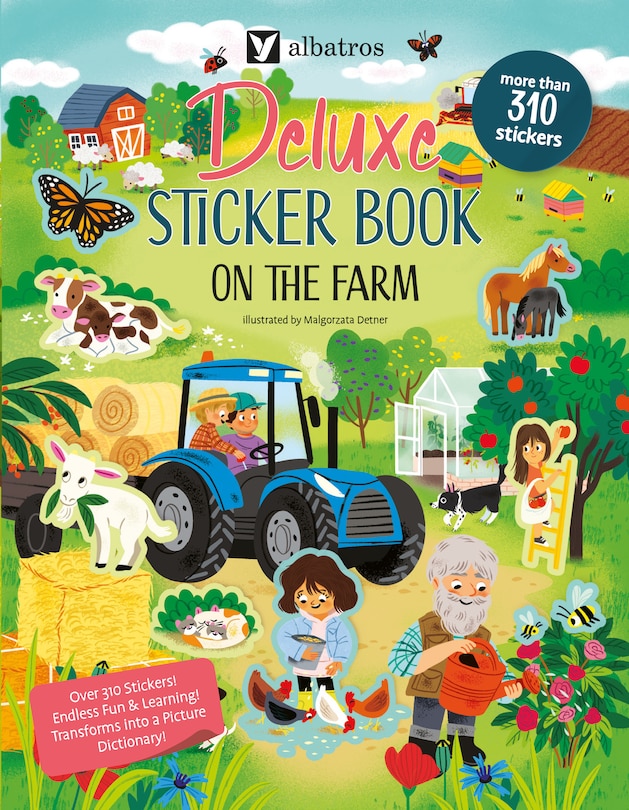 Front cover_Deluxe Sticker Book: On the Farm