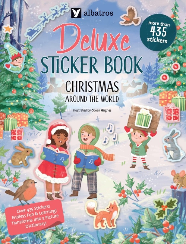 Front cover_Deluxe Sticker Book: Christmas