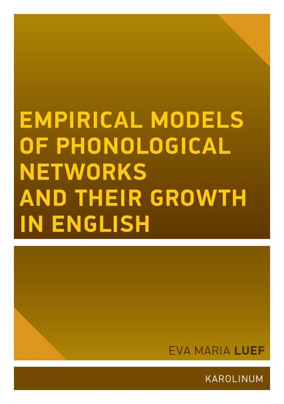 Couverture_Empirical Models of Phonological Networks and Their Growth in English