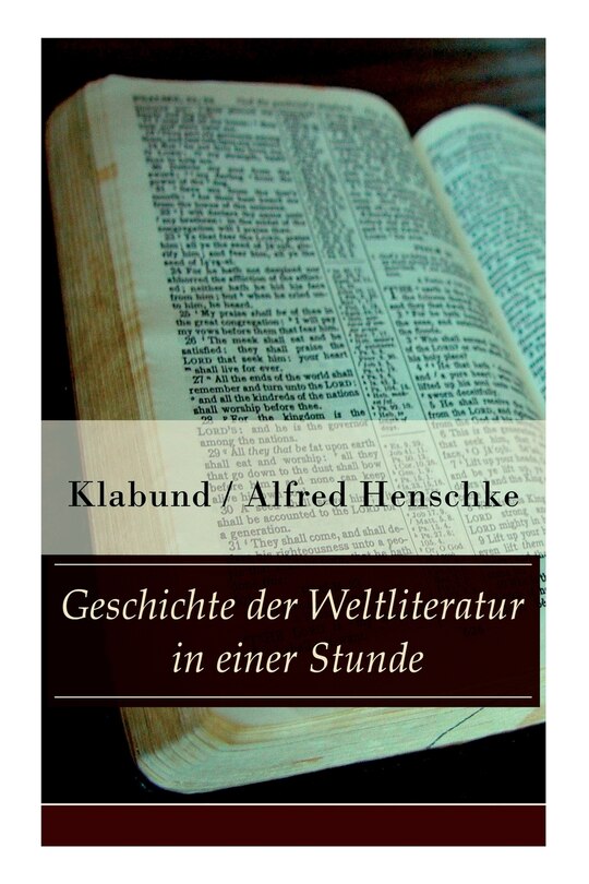 Couverture_Geschichte der Weltliteratur in einer Stunde