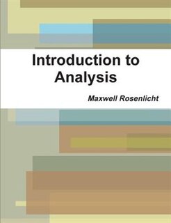 Front cover_Introduction To Analysis