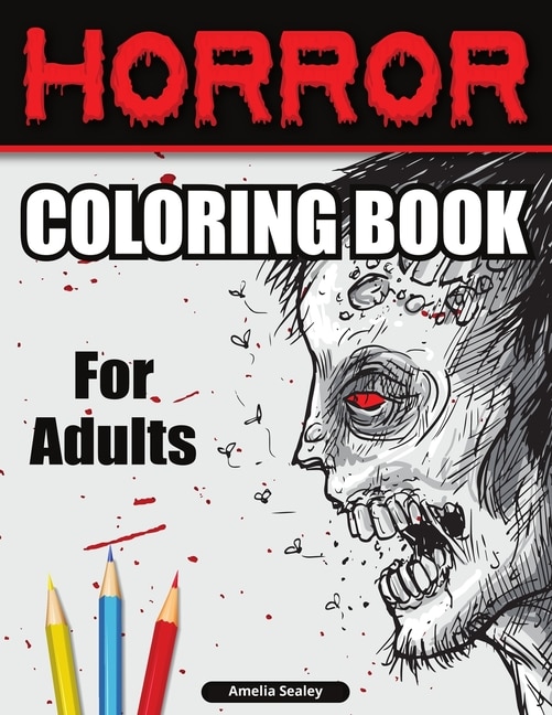 Front cover_Creepy Coloring Book for Adults