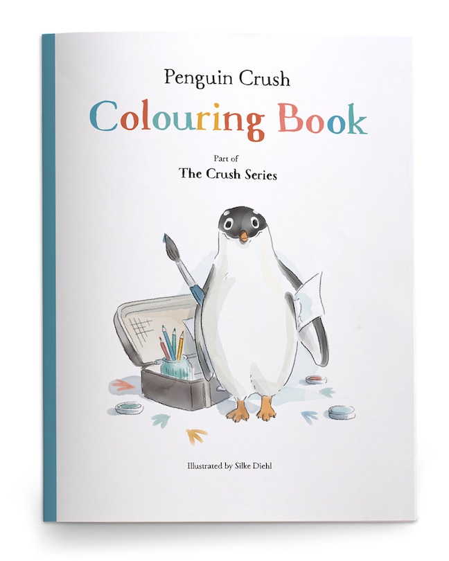 Front cover_Penguin Crush Colouring Book