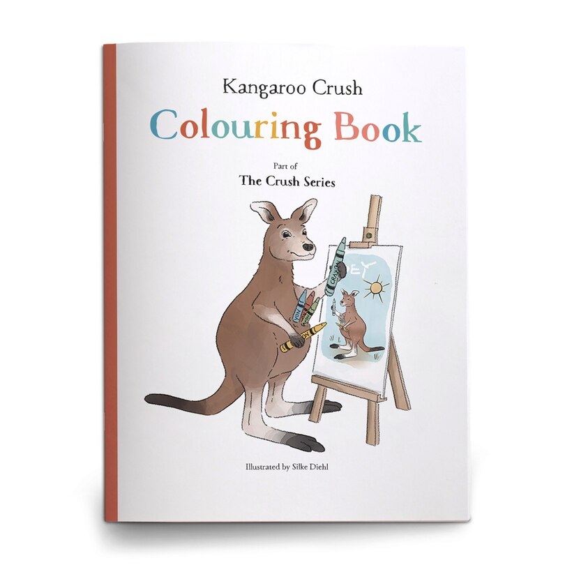 Front cover_Kangaroo Crush Colouring Book