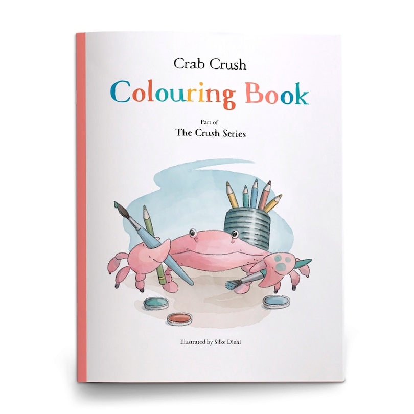 Front cover_Crab Crush Colouring Book