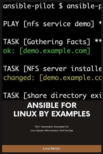 Front cover_Ansible For Linux by Examples