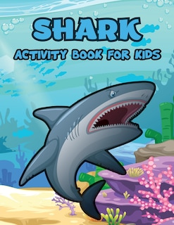 Front cover_Shark Activity Book for Kids
