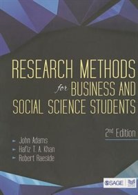 Couverture_Research Methods For Business And Social Science Students