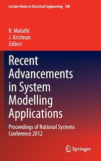 Front cover_Recent Advancements in System Modelling Applications