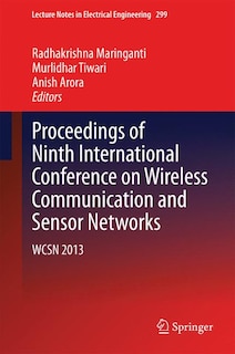 Front cover_Proceedings of Ninth International Conference on Wireless Communication and Sensor Networks