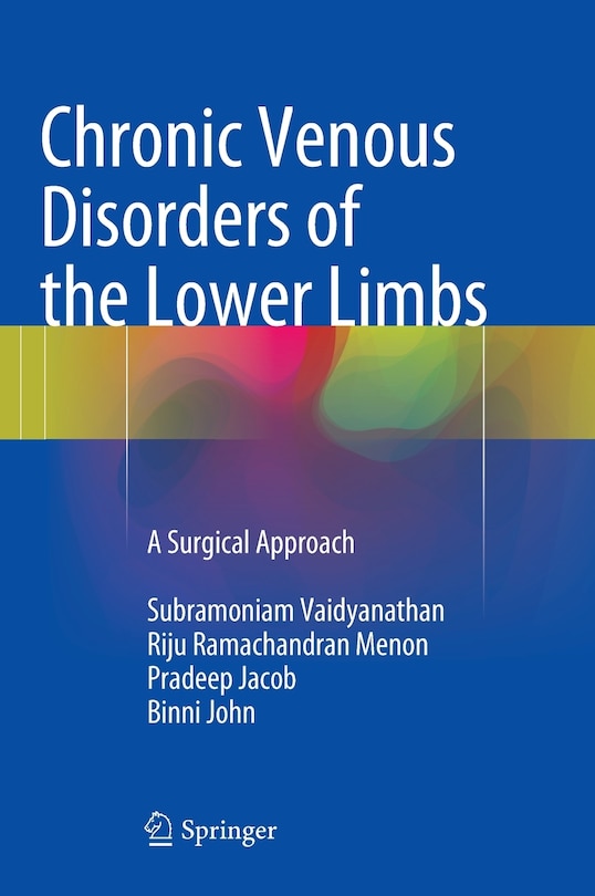 Couverture_Chronic Venous Disorders of the Lower Limbs