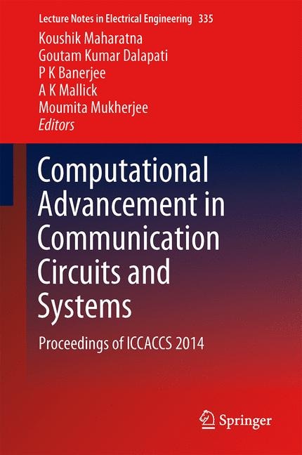 Couverture_Computational Advancement in Communication Circuits and Systems