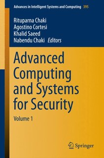 Front cover_Advanced Computing and Systems for Security