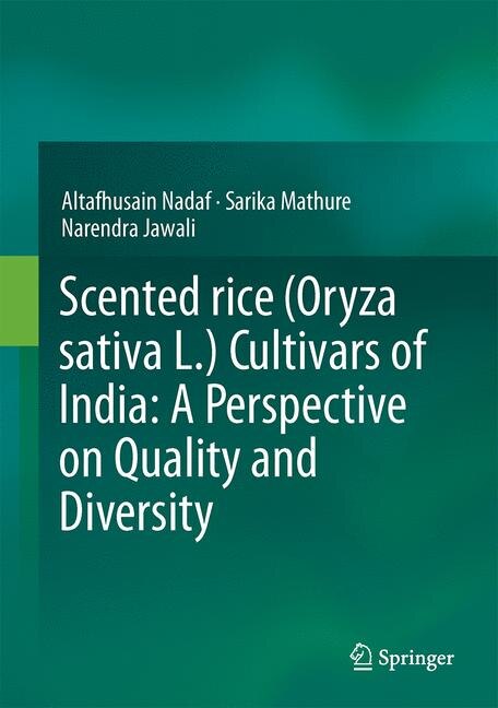 Front cover_Scented Rice (oryza Sativa L.) Cultivars Of India