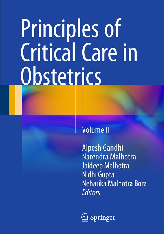 Front cover_Principles of Critical Care in Obstetrics