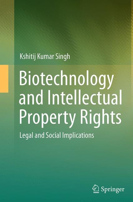 Front cover_Biotechnology And Intellectual Property Rights