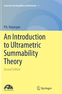 Couverture_An Introduction To Ultrametric Summability Theory
