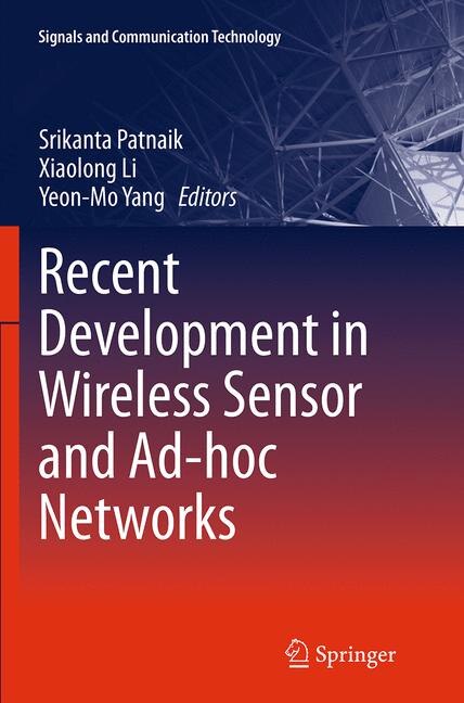 Couverture_Recent Development In Wireless Sensor And Ad-hoc Networks
